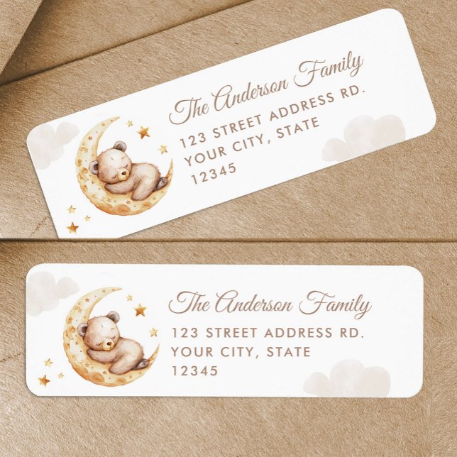 Over the Moon Teddy Bear Return Address (Creator Uploaded)