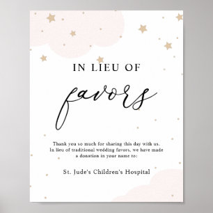 Over the Moon Twinkle Star In Lieu of Favours  Pos Poster
