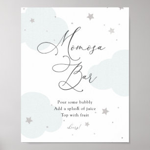 Over the Moon Twinkle Star Momosa Bar Poster