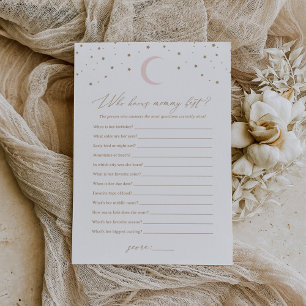 Over the Moon Who Knows Mommy Best Baby Shower Invitation