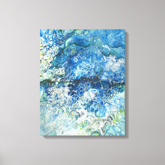 Over the Mountains Over The Sea Canvas Wrap Print (Front)