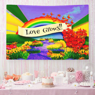 OVER THE RAINBOW BANNER