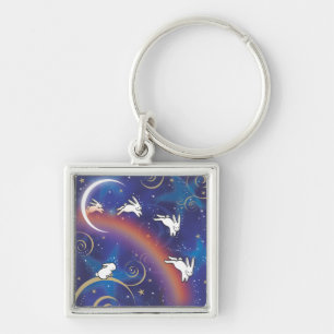 OVER THE RAINBOW BRIDGE KEYCHAIN