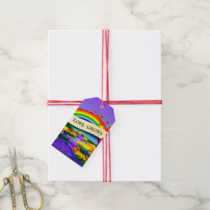 OVER THE RAINBOW GIFT TAGS