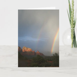 Over the Rainbow in Sedona. Blank inside to write  Card