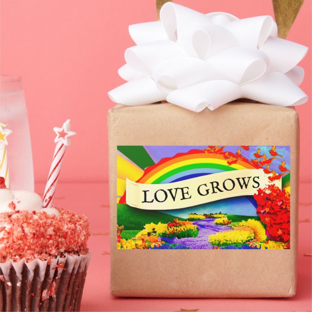 OVER THE RAINBOW STICKER (Party)