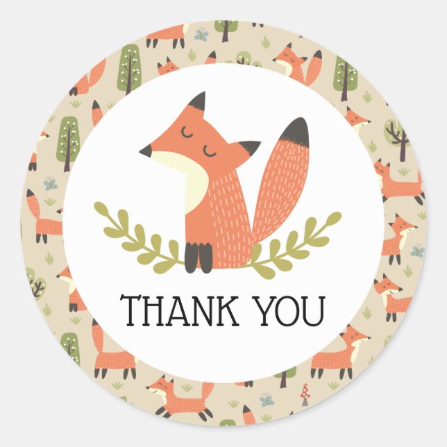 Over the River and Through the Woods Classic Round Sticker (Front)