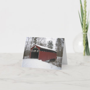 "Over the River and Through the Woods"  Thank You Card