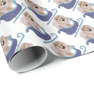 OVER THE RIVER Fawn Chow wrapping paper