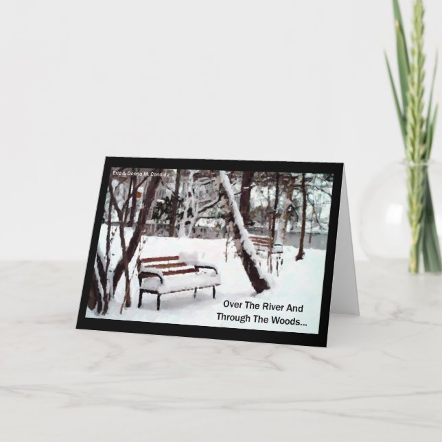 Over The River.... Holiday Card (Front)