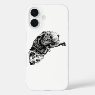Over-the-Shoulder Aussie Dog Phone Case 