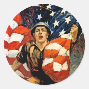 Over The Top For You Classic Round Sticker