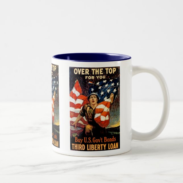Over The Top For You Two-Tone Coffee Mug (Right)