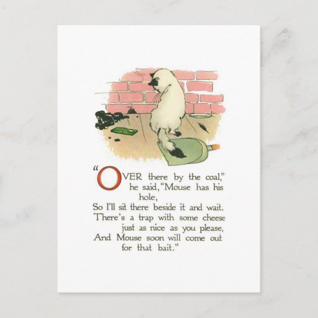 "Over there by the coal," he said Postcard (Front)