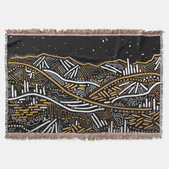 Over There Throw Blanket (Front)