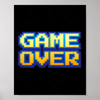 Over Vintage Retro Video Game Arcade 80s 90s 