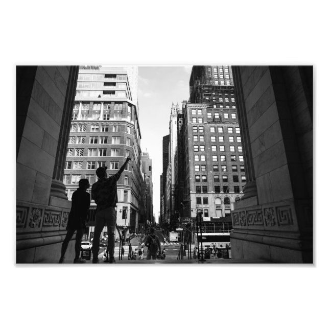 Over Yonder: New York Public Library  Photo Print (Front)