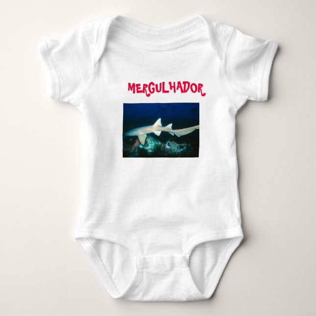 Overalls Baby Diver Bodysuit (Front)