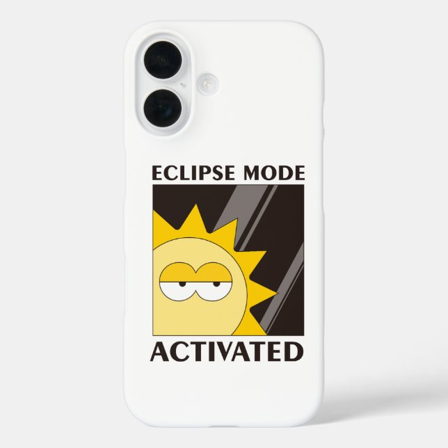 overcast sun on black background Case-Mate iPhone case (Back)
