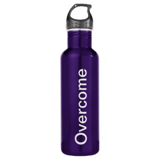 "Overcome" 24 oz. Purple aluminum 710 Ml Water Bottle