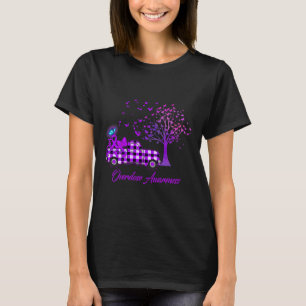 Overdose Awareness Butterfly Ribbon Purple T-Shirt