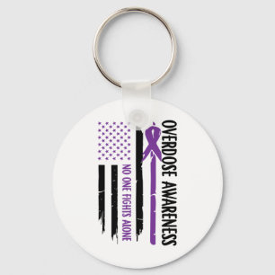 Overdose Awareness Day 3 Keychain