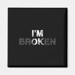 Overdose Awareness I'm OK Broken Grief Gift Magnet