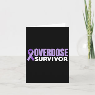 Overdose Awareness Month 2022 Overdose Survivor Card