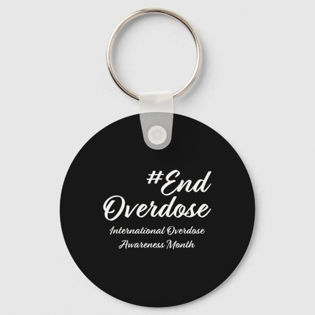 Overdose Awareness Month Keychain (Front)