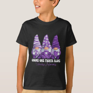 Overdose Awareness Month Purple Ribbon Gnomies Sup T-Shirt