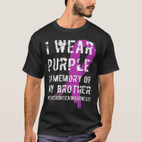 Overdose Awareness Purple Memory of My Brother -gi