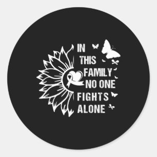 Overdose Awareness Purple Ribbon Drug Addiction 1 Classic Round Sticker