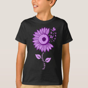 Overdose Awareness Purple Ribbon Drug Addiction N T-Shirt