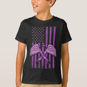 Overdose Awareness Ribbon Flag T-Shirt