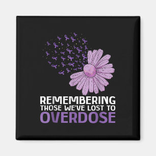 Overdose Awareness Shirt In Memory Of Brother Purp Magnet