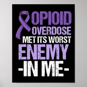 Overdose Awareness Warrior Survivor 13  Poster