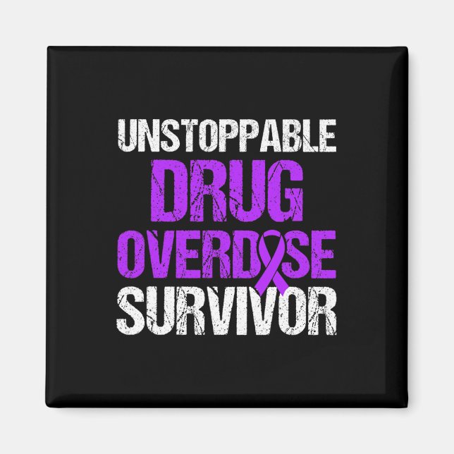 Overdose Awareness Warrior Survivor 14  Magnet (Front)