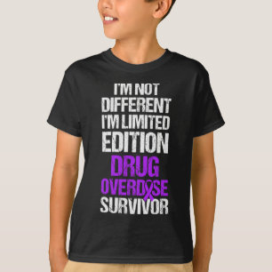 Overdose Awareness Warrior Survivor 16 T-Shirt