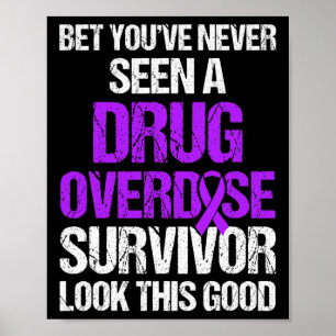 Overdose Awareness Warrior Survivor 20 Poster