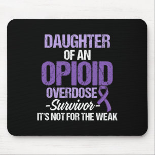 Overdose Awareness Warrior Survivor 24 Mouse Pad
