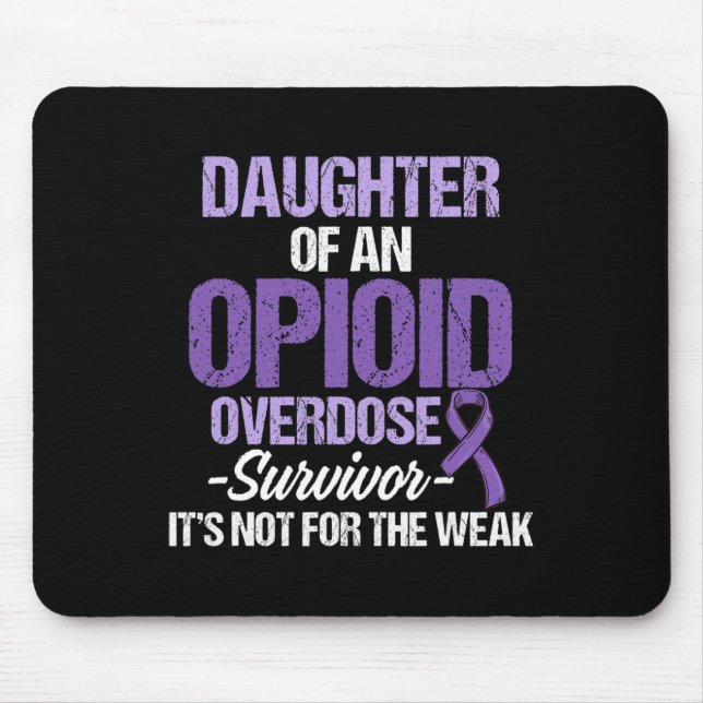 Overdose Awareness Warrior Survivor 24  Mouse Pad (Front)