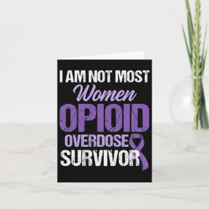 Overdose Awareness Warrior Survivor 51 Card