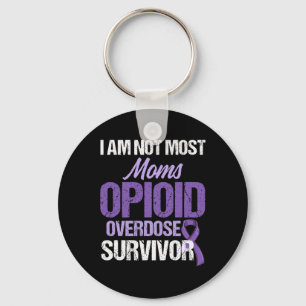 Overdose Awareness Warrior Survivor 9  Keychain