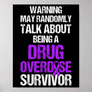 Overdose Awareness Warrior Survivor 9  Poster