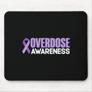 Overdose Day Ribbon Overdose Awareness Month  Mouse Pad