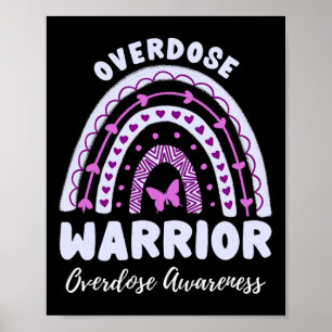 Overdose Warrior Overdose Awareness Rainbow 1 Poster