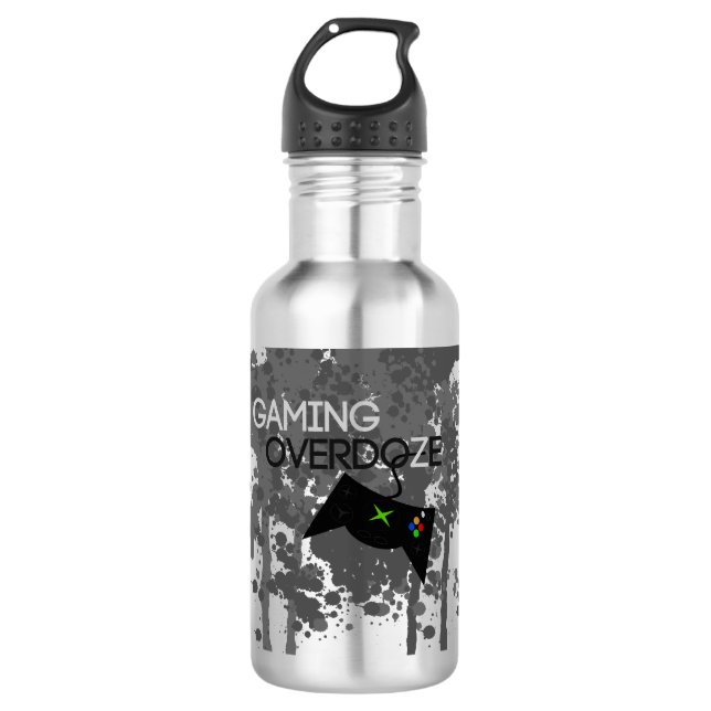 Overdoze Gaming Splatter Bottle (Front)