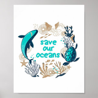 Overfishing funny Poster