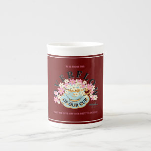 OVERFLOW Bone China Mug by Adiela Akoo
