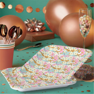OVERFLOW Floral Paper Plates - Adiela Akoo